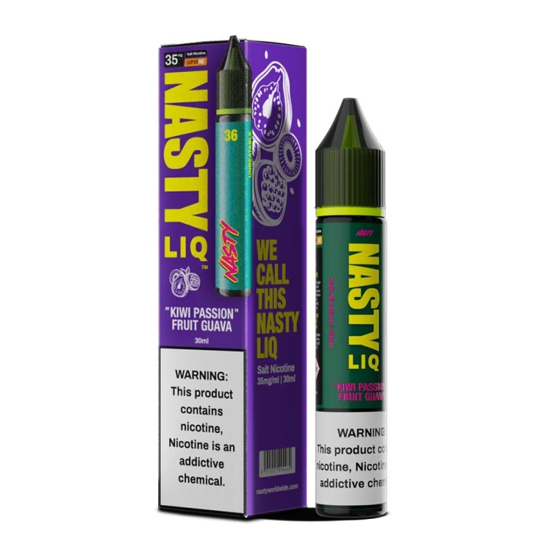 Nasty Liq Kiwi Passion Fruit Guava Salt Likit Nasty Liq Kiwi Passion Fruit Guava Salt Likit