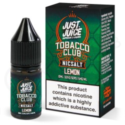 Just Juice Tobacco Club Lemon (Tütün ve Limon) E-Likit - Elektronik...